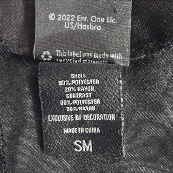 Skelanimals Black/Red Plaid Contrast Pleated Skirt with Pockets, sz Small - Picture 6 of 7